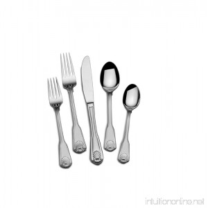 Towle 5192135 London Shell 45-Piece 18/10 Stainless Steel Flatware Set Service for 8 - B01M15GZGF